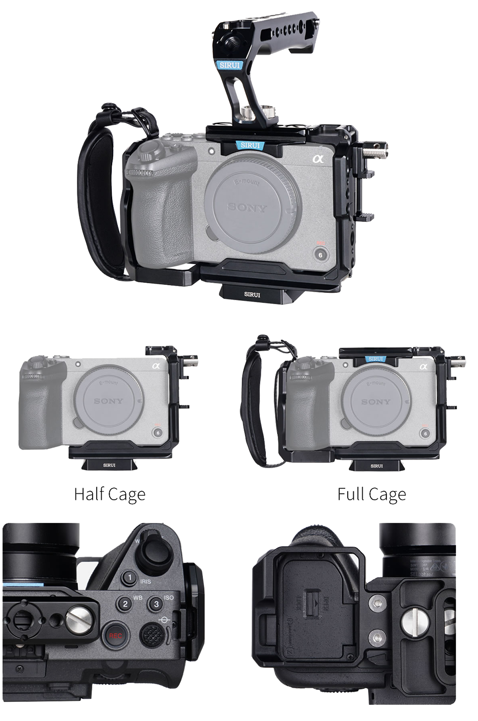 Sirui Camera Cage (Sony FX3 - FX30) fiyatı